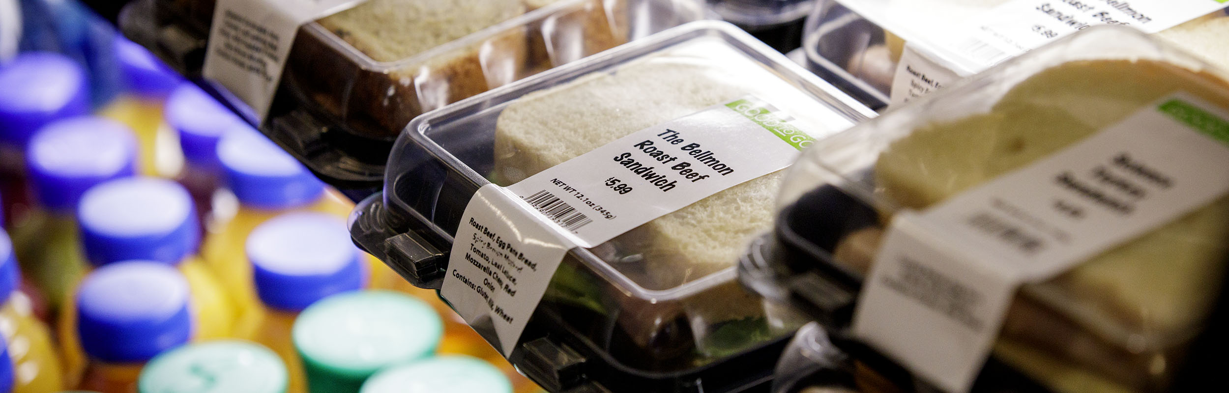 Grab-and-go items at Newton's