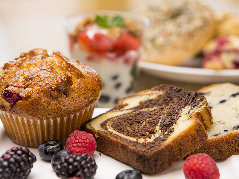 Catering breakfast items