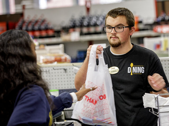 Dining employee at Twenty Something